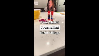 Earth Collaging Fine Motor Journaling