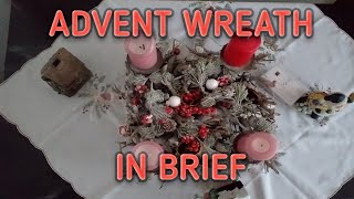 Advent wreath in brief | Adventskranz #Janaju #Fraru