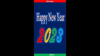 Happy New Year 2023 Animation Using PowerPoint 2021 screenshot 1