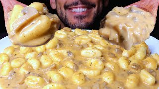 ASMR GNOCCHI MUSHROOM SAUCE (EATING SOUNDS) NO TALKING MUKBANG