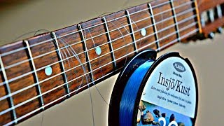 FISHING LINE AS GUITAR STRINGS