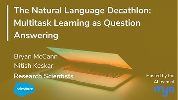 The Natural Language Decathlon: Multitask Learning as Question Answering -- Salesforce Research