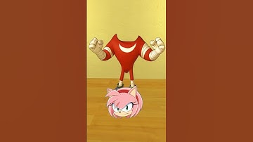 GUESS KNUCKELS SONIC REAL HEAD WITH SHADOW SONIC AMY in GARRYS MOD