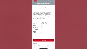 Niswonger Online  How to Take a Quiz in the Canvas Student App