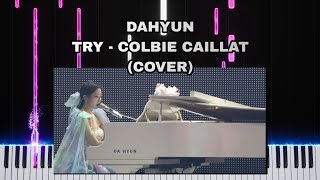 Dahyun (다현) Solo Stage - TRY (Piano Cover) by Colbie Caillat | TWICE 5th World Tour Resimi
