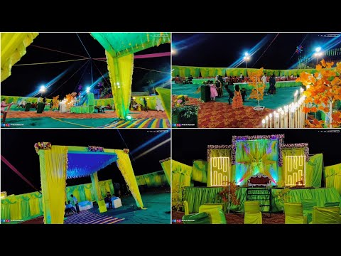 Best Wedding Tent Decoration Idea || Avdesh Bahubali