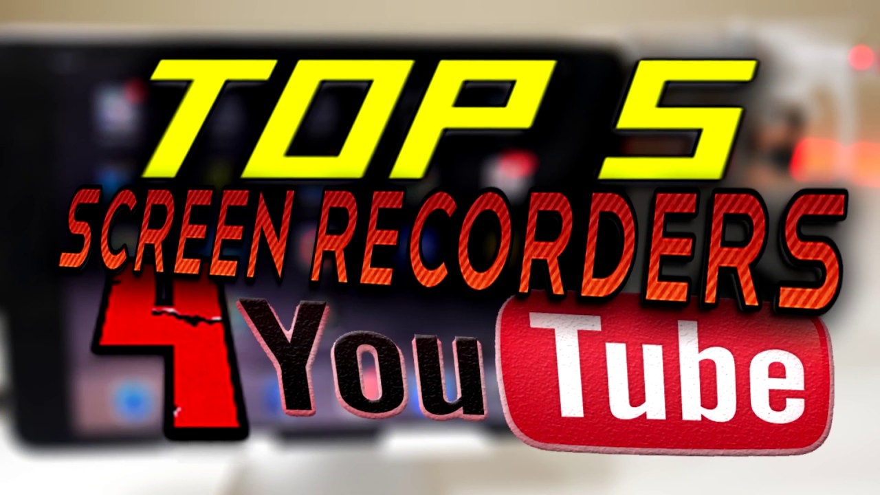 Top 5 BEST Screen Recording Software - YouTube