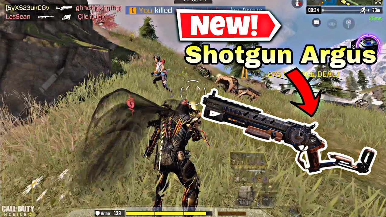 Argus Codm Cập nhật mùa mới cùng súng Shotgun mới Argus | Hòn CODM - YouTube