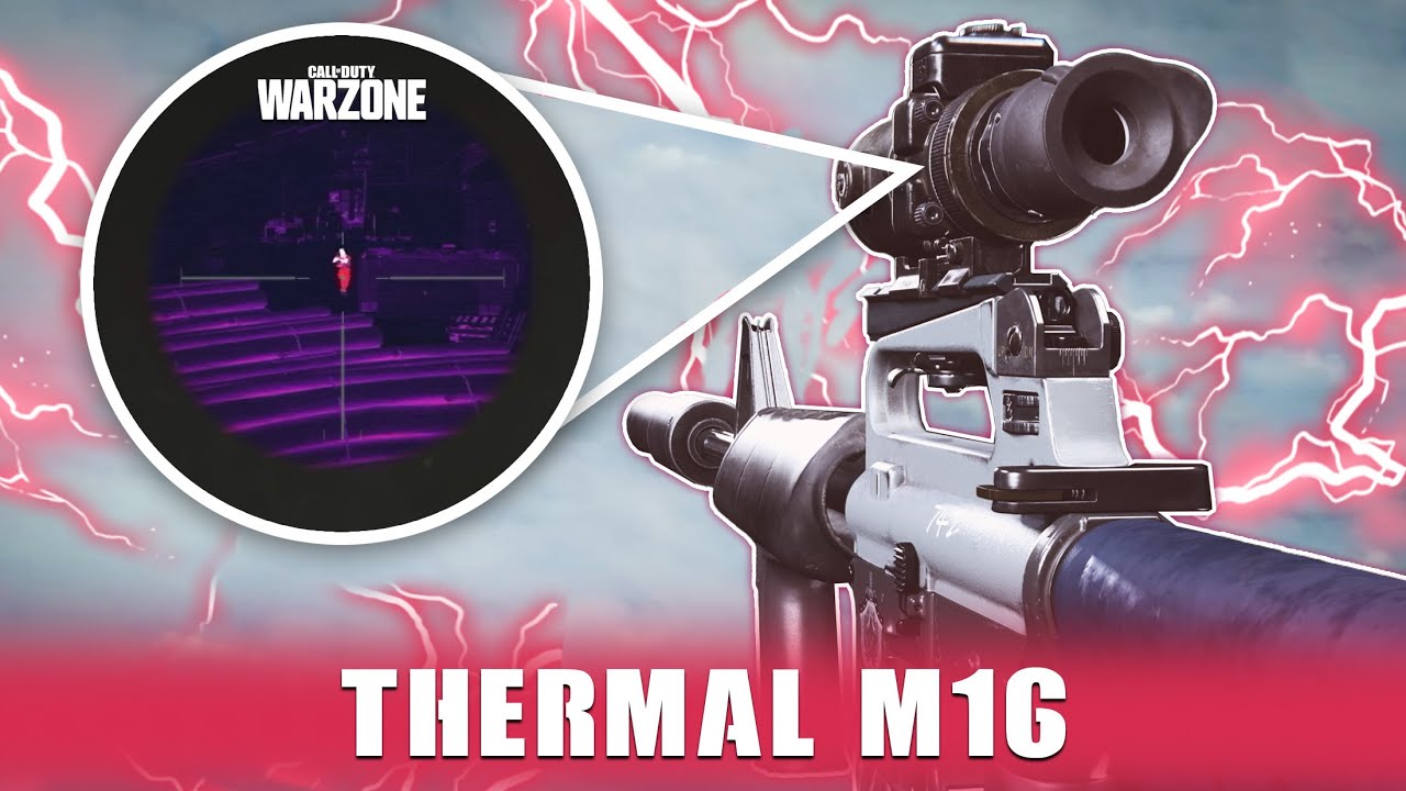 Aculite's Thermal M16 is fun to use in WARZONE | BR Duos | 