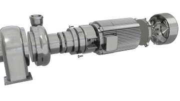 3D Exploded view animation for mechanical motor