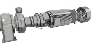 3D Exploded view animation for mechanical motor