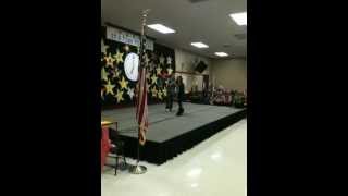 gibson's stand-up @ talent show - grade 5