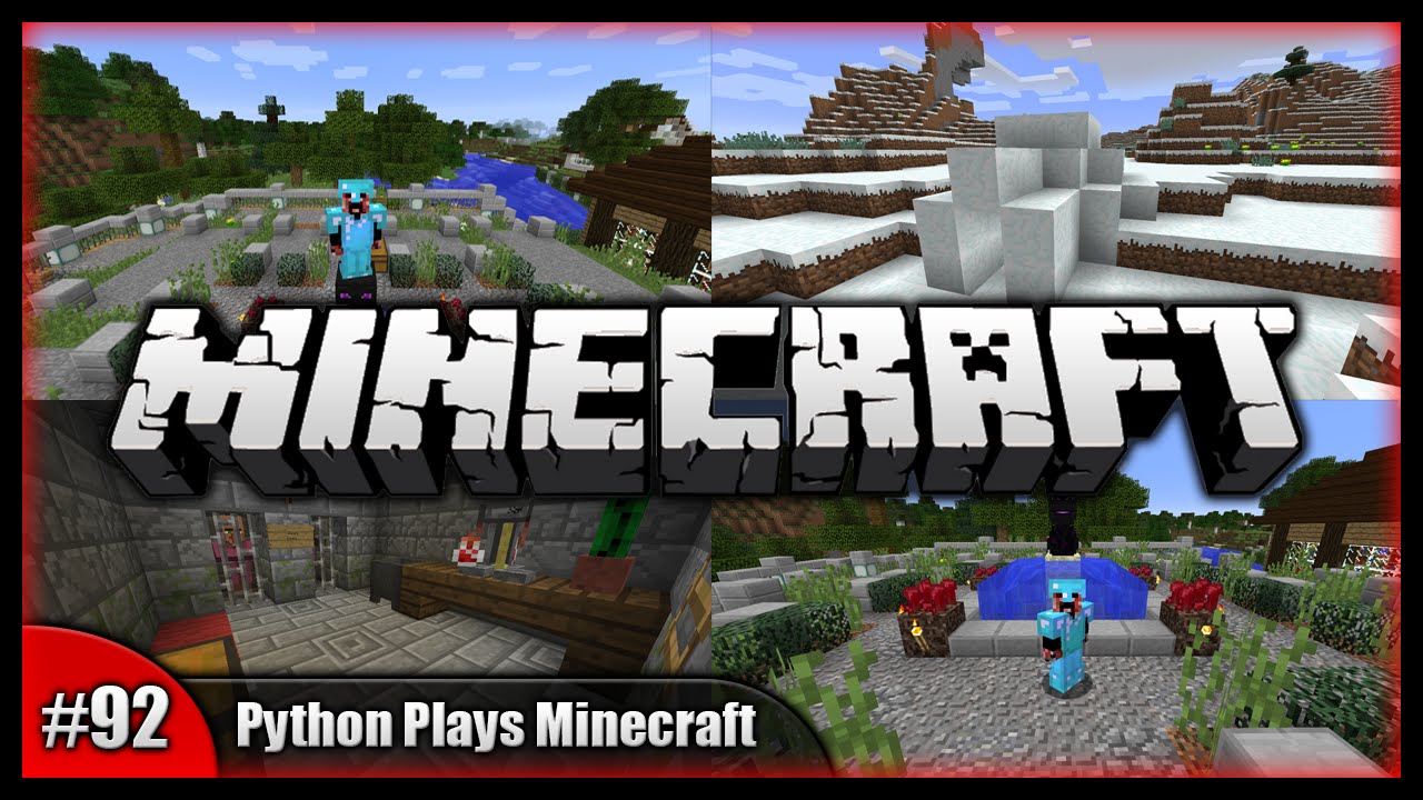 Python Plays Minecraft || New Igloo Structure! End Monument ...