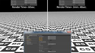 Anti-Aliasing Levels Threshold Effect On Rendertime And Quality