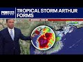 Tropical Storm Arthur develops in Gulf