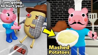 ROBLOX PIGGY TWISTED TRUE ENDING!! MR. P TURNS INTO MASHED POTATOES!! (George's Revenge)