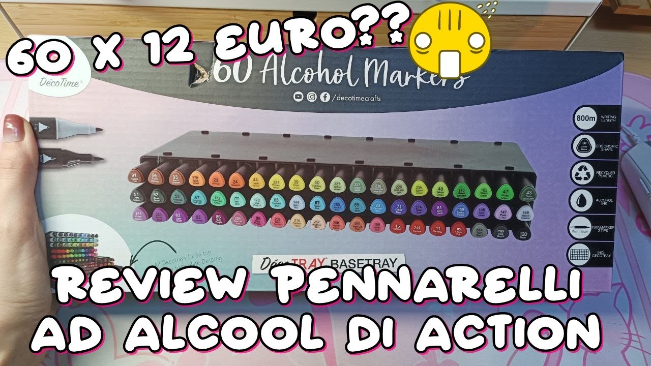 Provo i pennarelli ad alcool di ACTION! 60 per 9 euro 😱