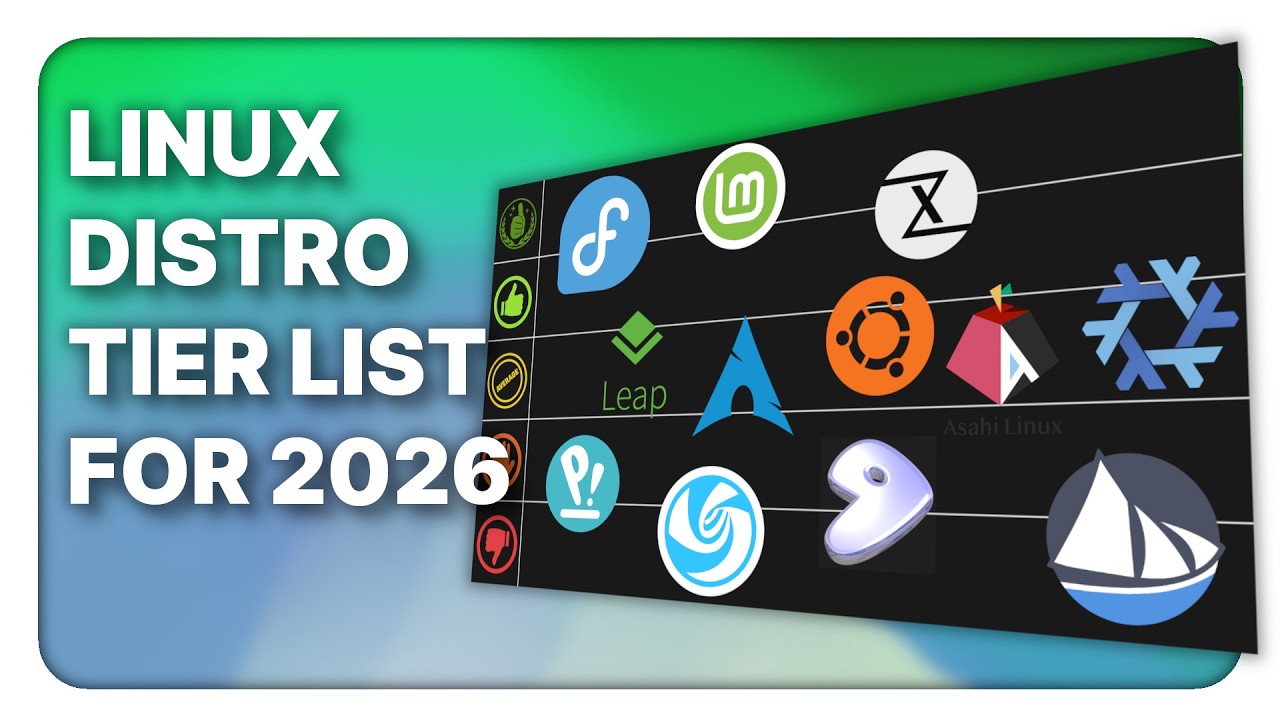 Ranking Linux distributions for 2026: not your average tier list !