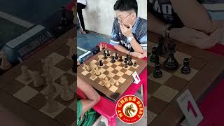 Hans Christopher Dal plays the Modern Defence againstt Eric Ryan Borbon