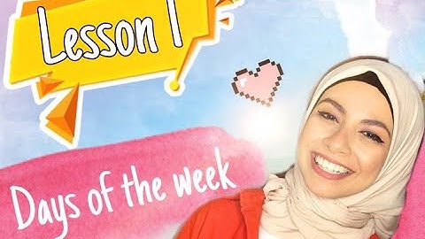 Learn days of the week in Egyptian Arabic in 3 minutes - Mastering Egyptian Arabic