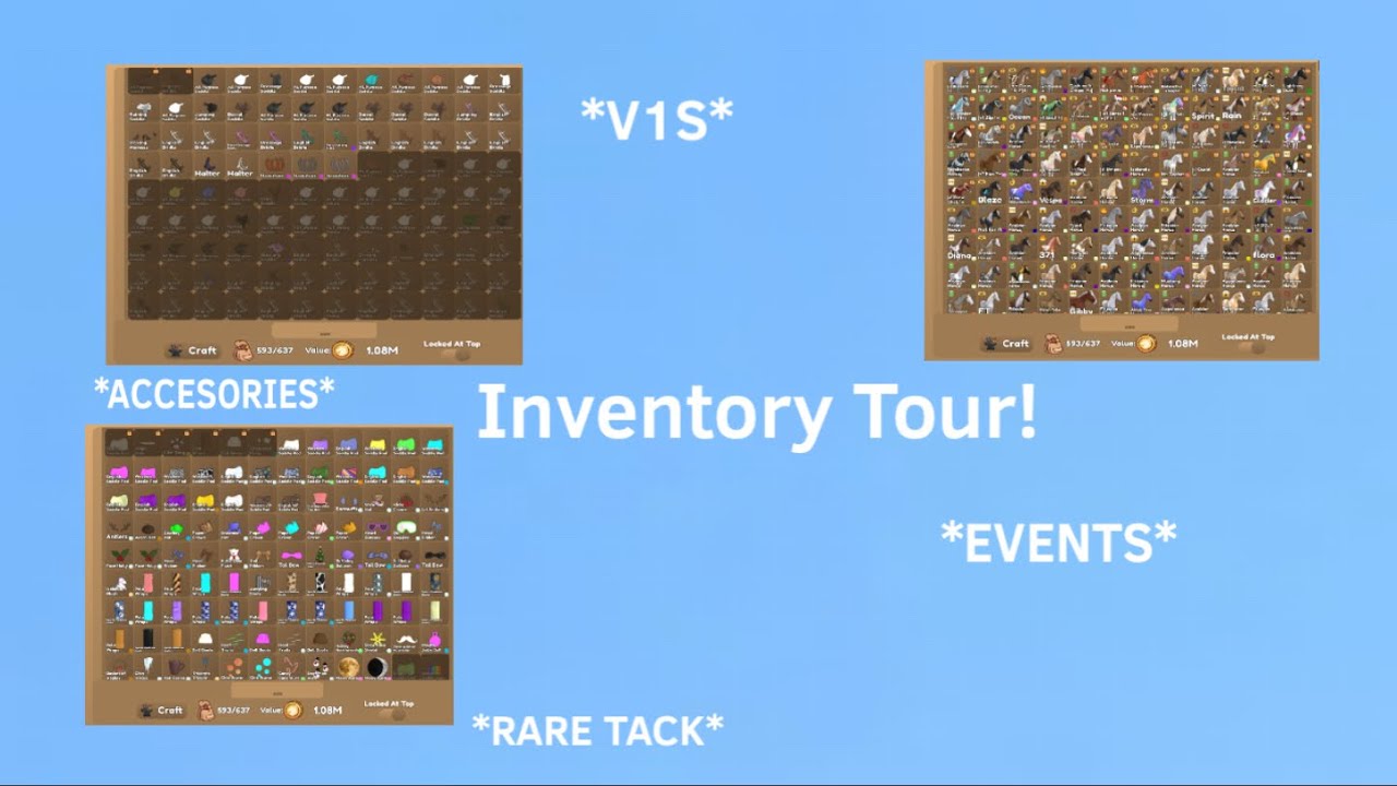 Wild Rp Inventory My Inventory Tour! | Wild Horse Islands - YouTube