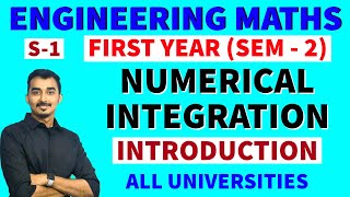 NUMERICAL INTEGRATION | S-1 | TRAPEZOIDAL RULE | ENGINEERING FIRST YEAR | SEM-2 | SAURABH DAHIVADKAR
