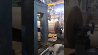 Rewinder Machhine. Working Time In Paper Mill  #pulp #papermills #Papermachinery #StarEngi.woks.