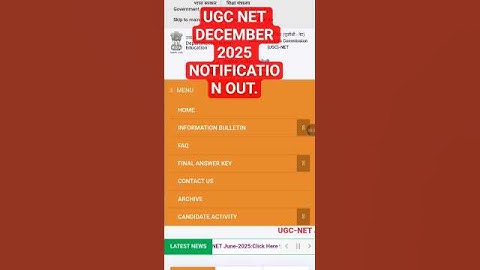 Ugc net december 2025 notification out! | net/ jrf december 2025 | ugc net| nta net| jrf  2025