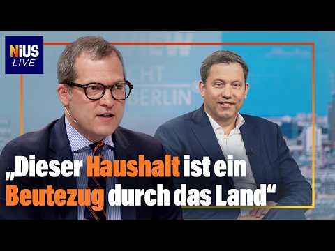Klingbeils Horror-Haushalt: 555 Milliarden Euro und kein Sparen in Sicht | NIUS Live