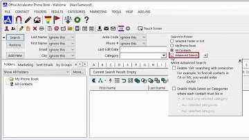 Search for All Contacts Containing an Email Address