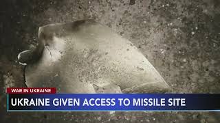 Ukraine given access to site of deadly missile explosion
