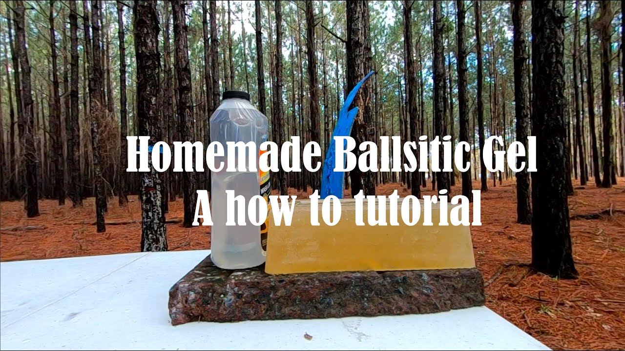 How to make ballistic gel at home easy cheap : r/brandonherrara