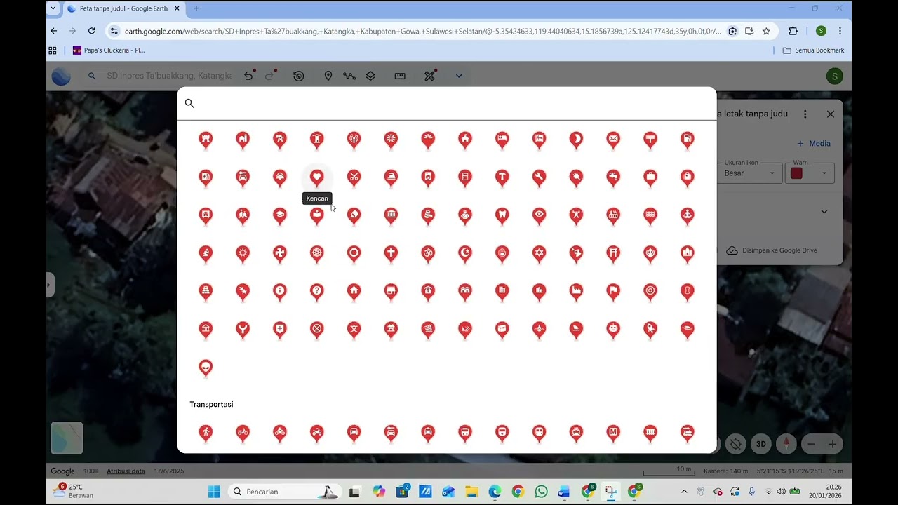 Tutorial Pembuatan Peta Digital Sederhana Menggunakan Google Earth