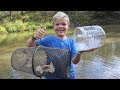 Homemade vs. Store Bought Minnow Trap! Surprising Results!