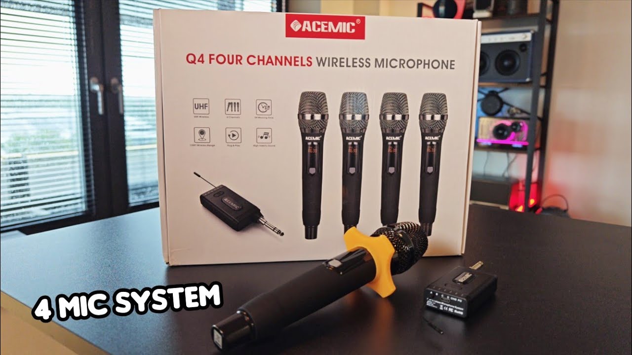 Acemic ACEMIC Q4 Four Wireless Microphones System - Short Review