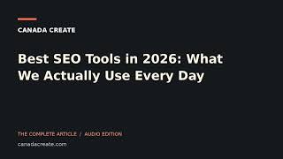 Best SEO Tools in 2026: What We Actually Use Every Day
