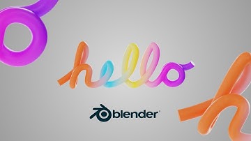 Apple Event 3D Text in Blender - Blender Tutorial | 3D Colorful Text Animation