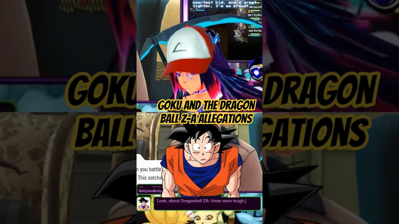 Goku gets ahead of the DragonBall Z-A allegations..