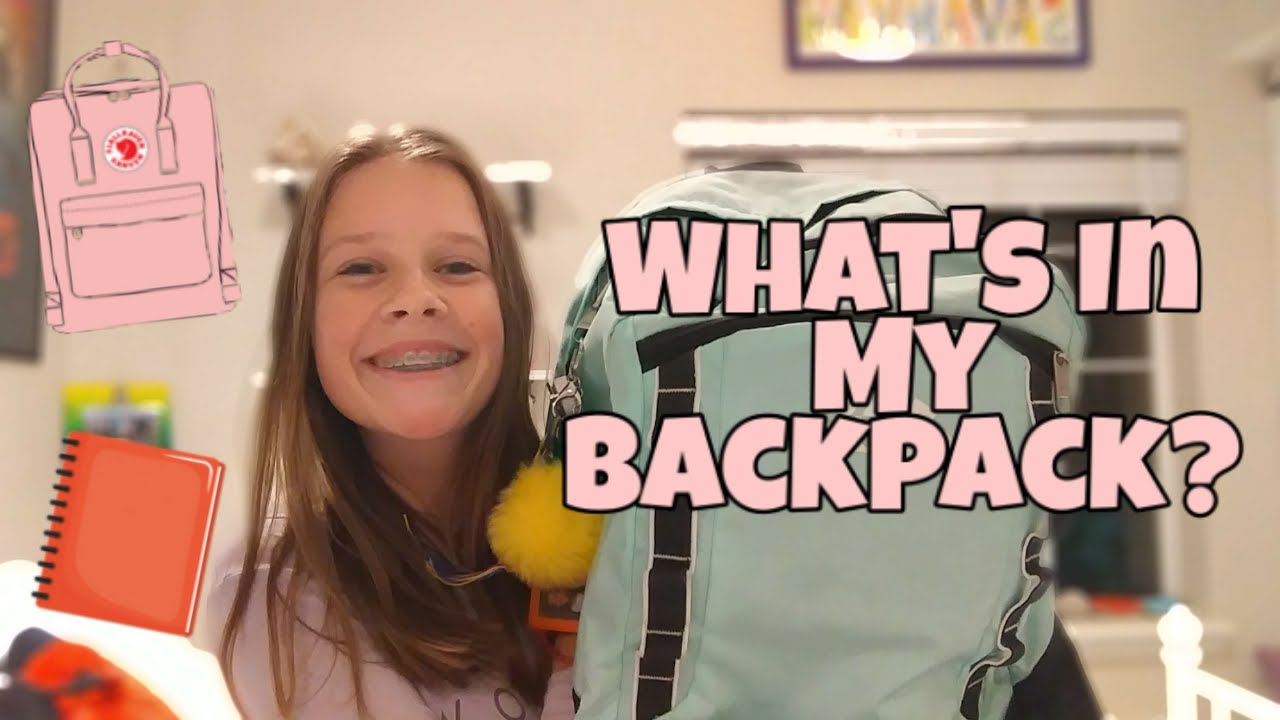 What's In My Backpack?! 2019 Edition YouTube