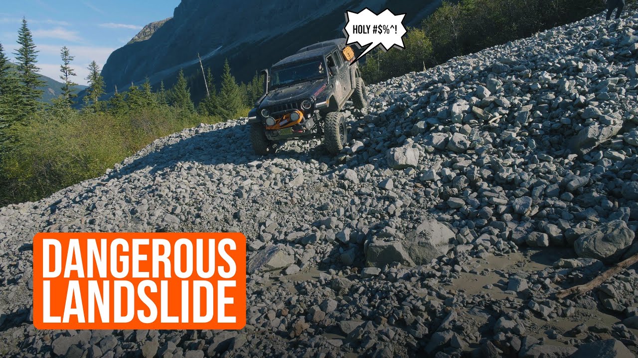 DANGEROUS Off-Road Landslide Crossing | Jeep Gladiator Solo Adventure