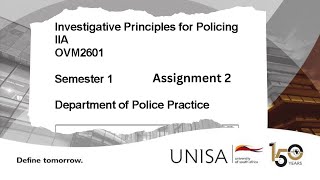 How to do OVM1502 Assignment 2 for Semester 1 at Unisa