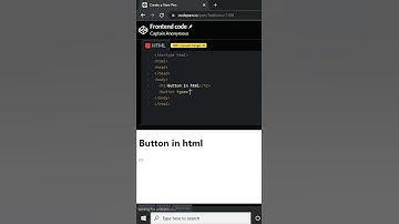 How to create button in html || html page me button kaise banaye || Basic html tutorial