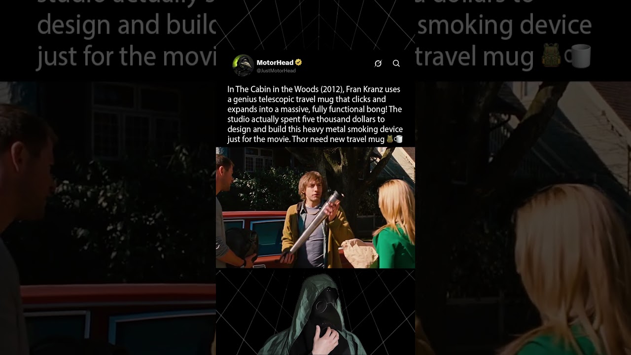 When filming The Cabin in the Woods (2012), Fran Kranz used a secret prop