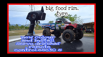 wpl c -24 upgrade step by step install ESC 30As ,servo, remote 3channel, #RTR,#Wpl-24.1:16