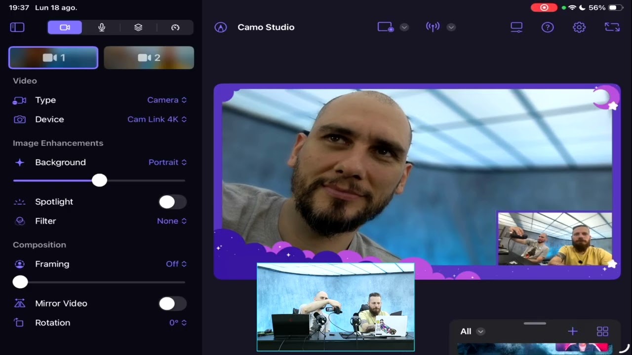 CAMO STUDIO - APP GRATUITA PARA TRANSMITIR VIDEO