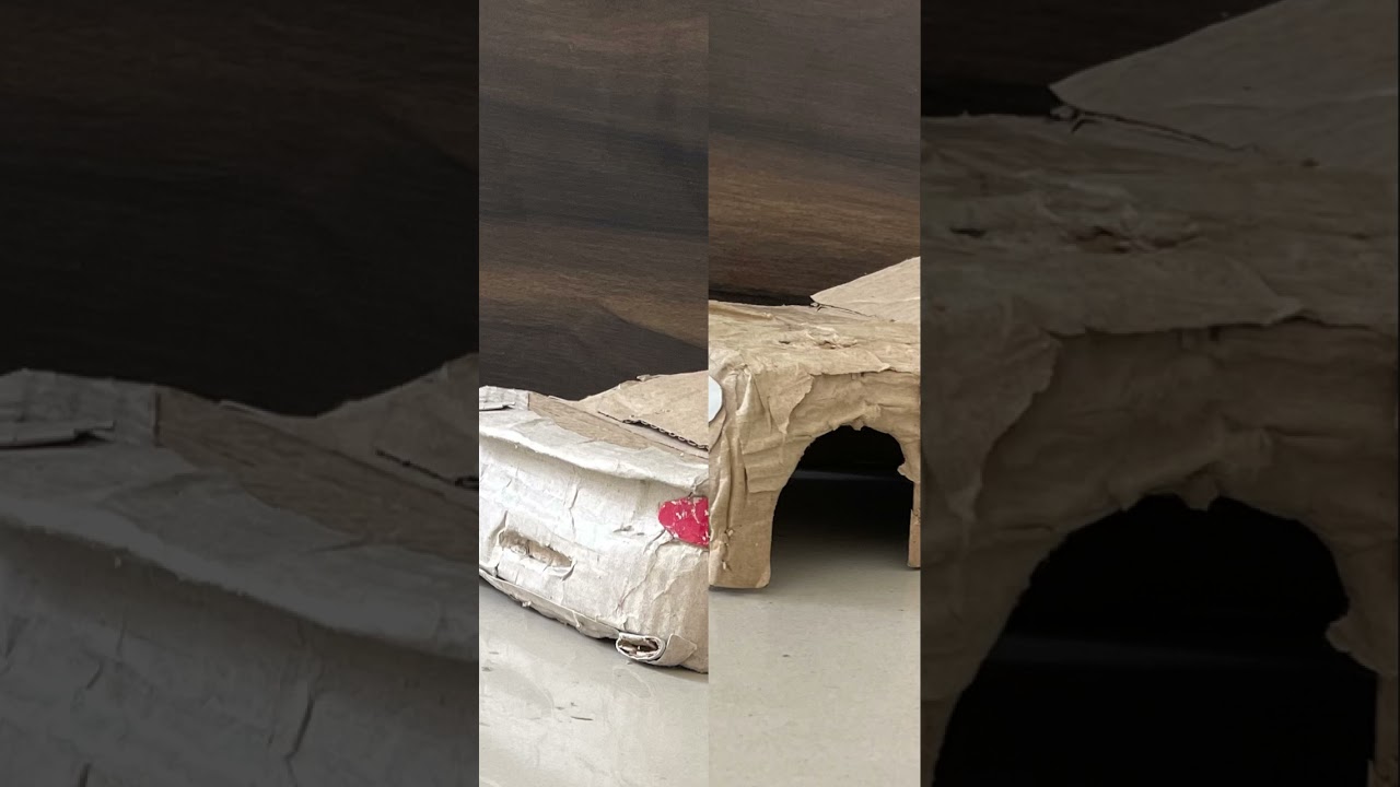 How to make a cardboard car Bentley continental gt and  I made it  from  cardboard and paper