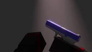 Glock 17 animation with Minecraft hands [TEST] / Анимация Glock 17 с Майнкрафт руками