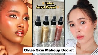 Glass Skin Makeup Secret ✨ Star Spray Review | Instant Glow, Long Lasting & Dewy Finish 😍