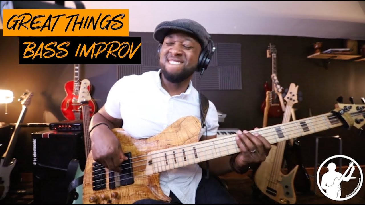 Great things bass improv RickyDillardTV Great Things YouTube