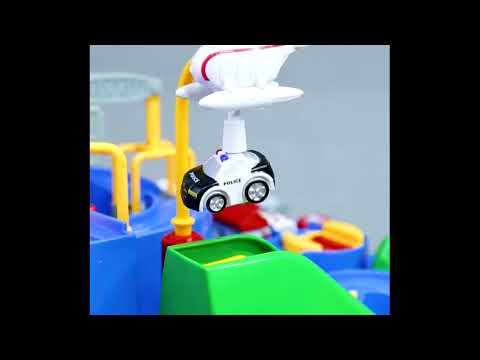 Розвиваюча гра Трек інтерактивний механічний, машинки на магнітах, моторика, пам'ять, 6 кнопок, видео 1